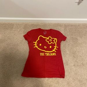 Hello Kitty USC Trojans Tee
